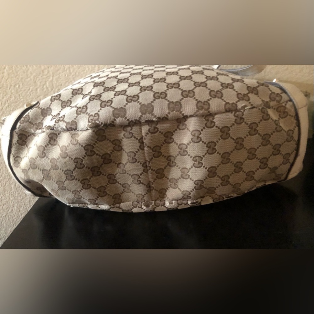 Authentic vintage Gucci canvas “ABBEY” tote bag - Picture 4 of 14